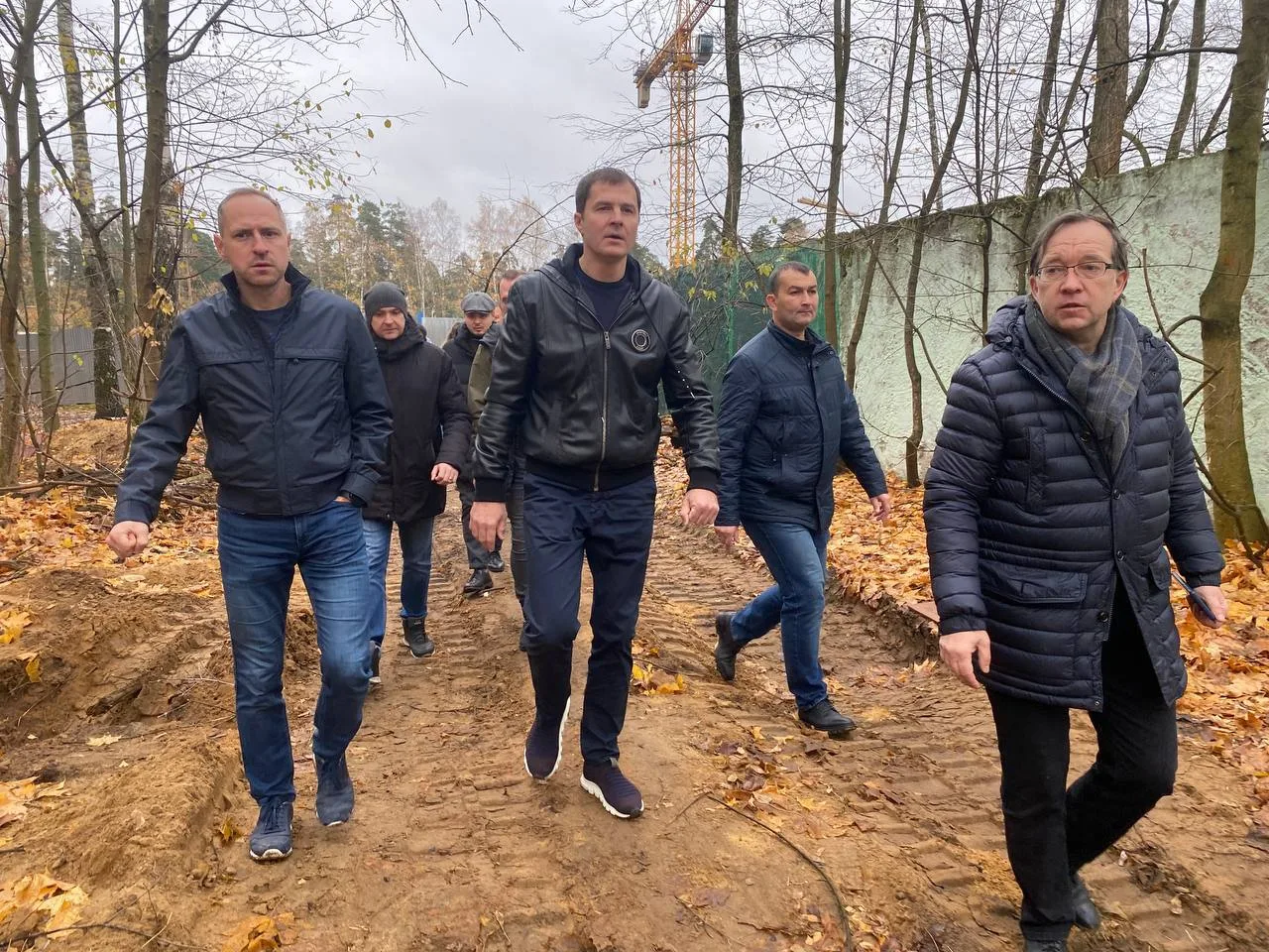 Владимир Волков во время объезда территории Люберец поручил оперативно устранить замечания