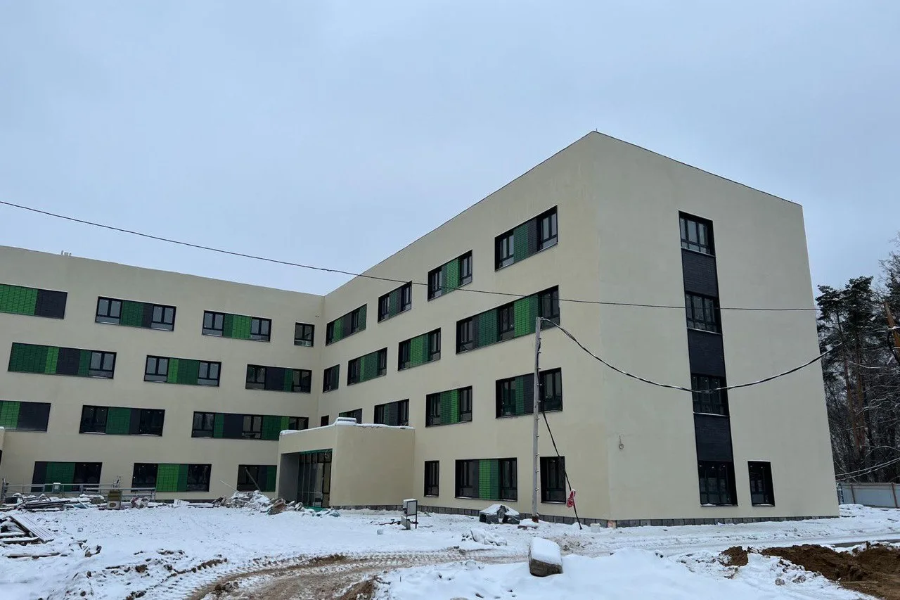 Поликлиника в новом ЖК Люберец готова на 78%