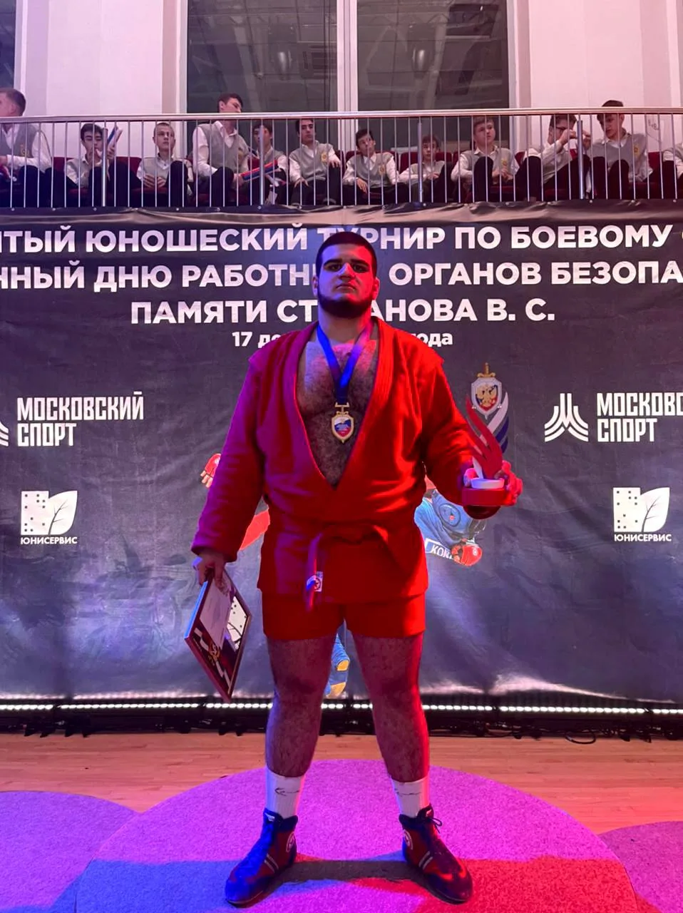 Спортсмен Люберец победил на турнире по боевому самбо