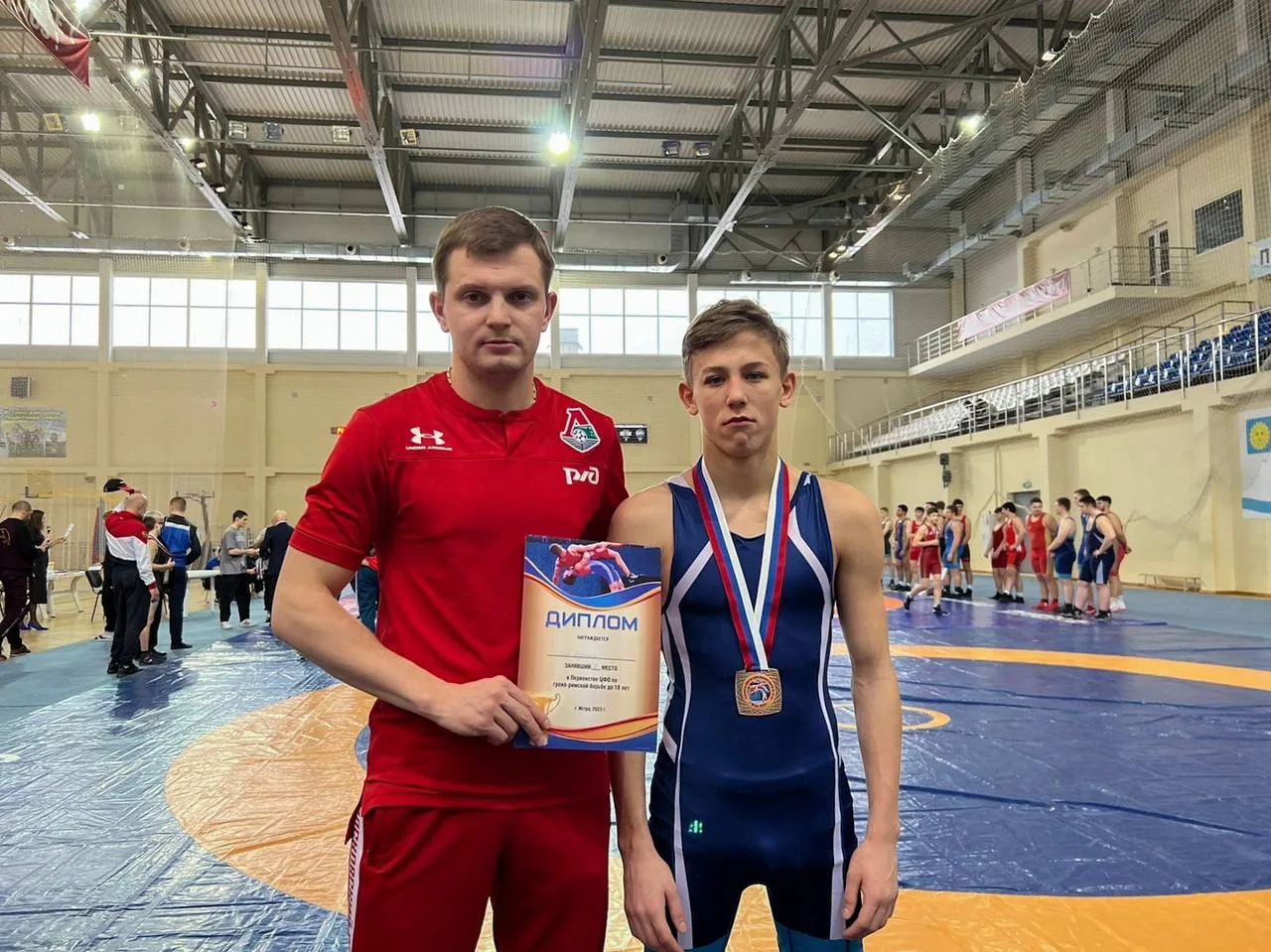 Спортсмен Люберец завоевал бронзовую медаль на первенстве ЦФО по греко-римской борьбе