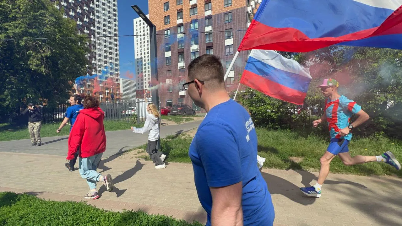В Люберцах мгеровцы организовали спортивный праздничный забег в Наташинском парке