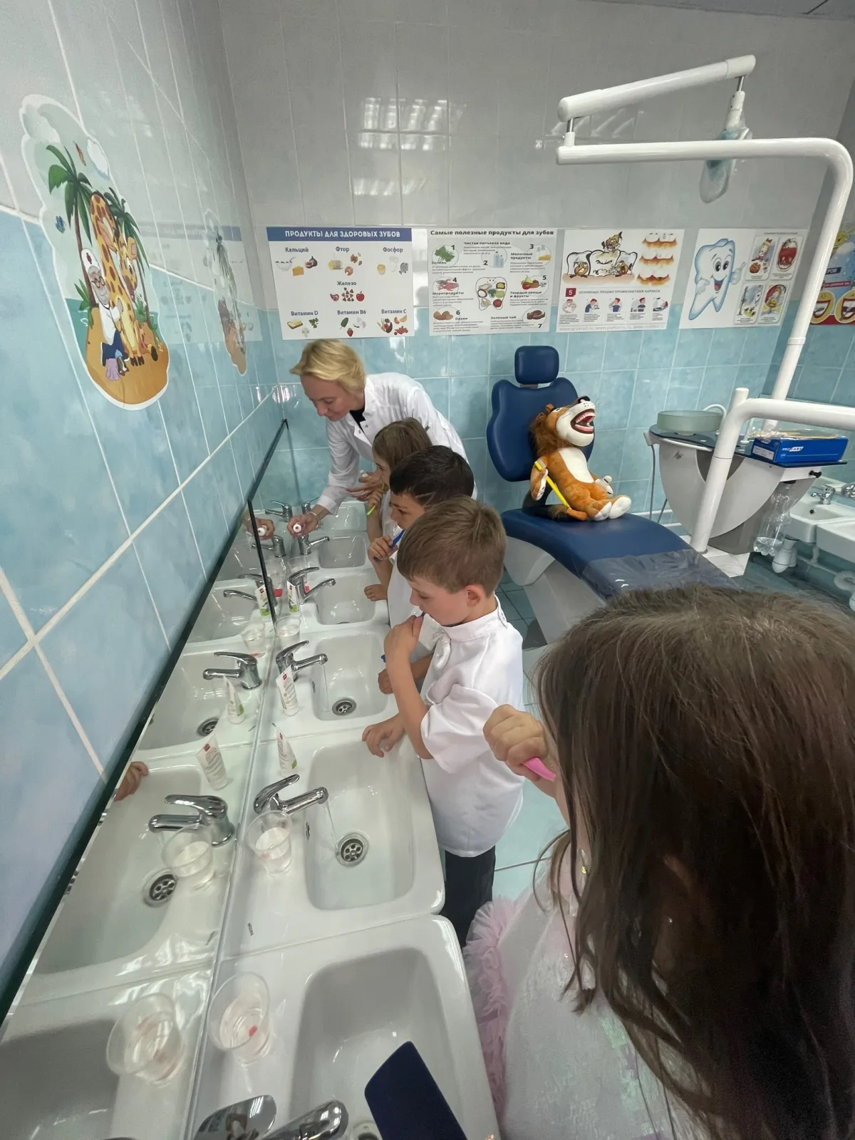 В детском саду Люберец открыли кабинет гигиены полости рта «Здоровые зубы»