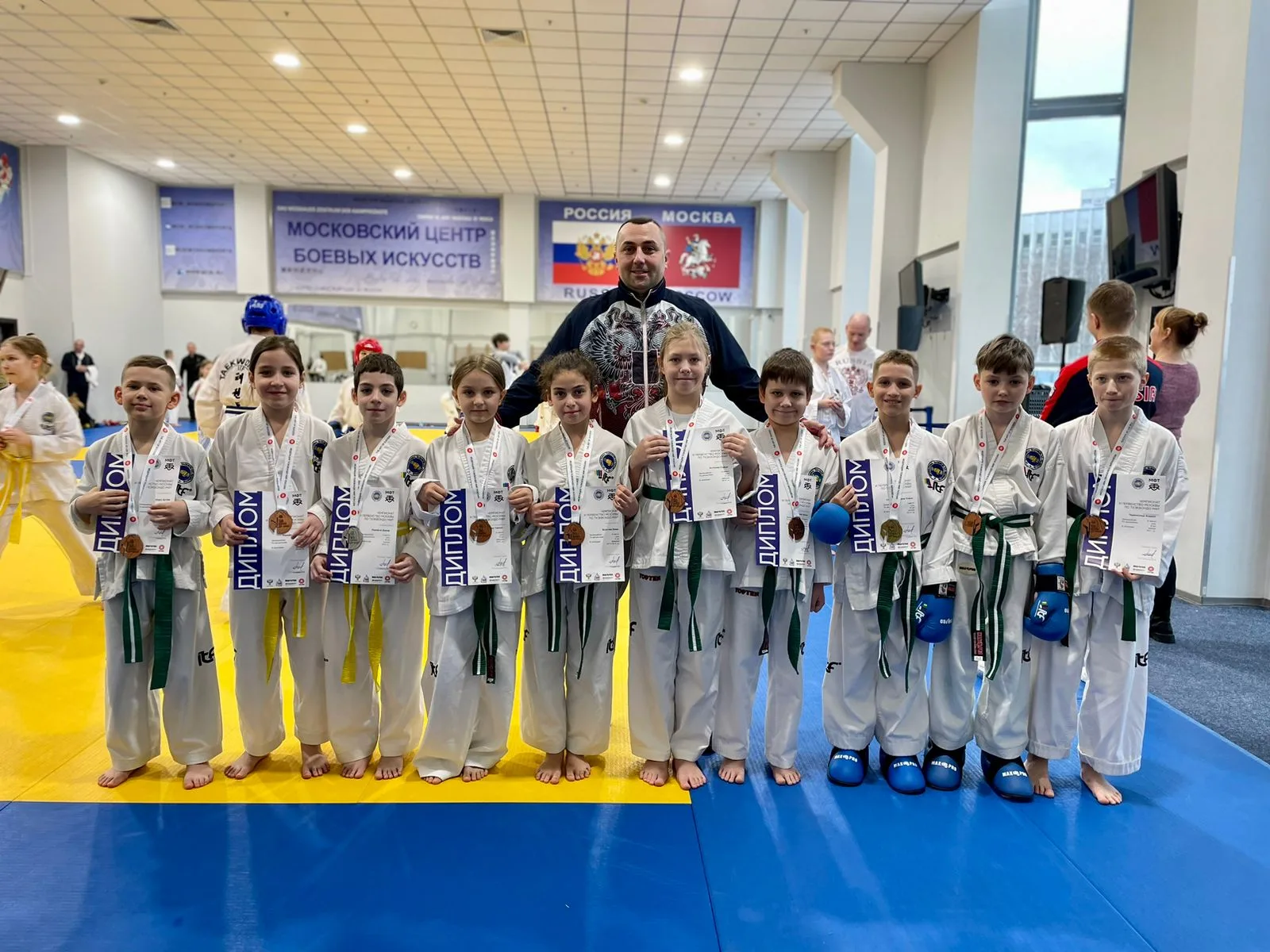 Сорок медалей завоевали спортсмены Люберец на Чемпионате и Первенстве Москвы по тхэквондо