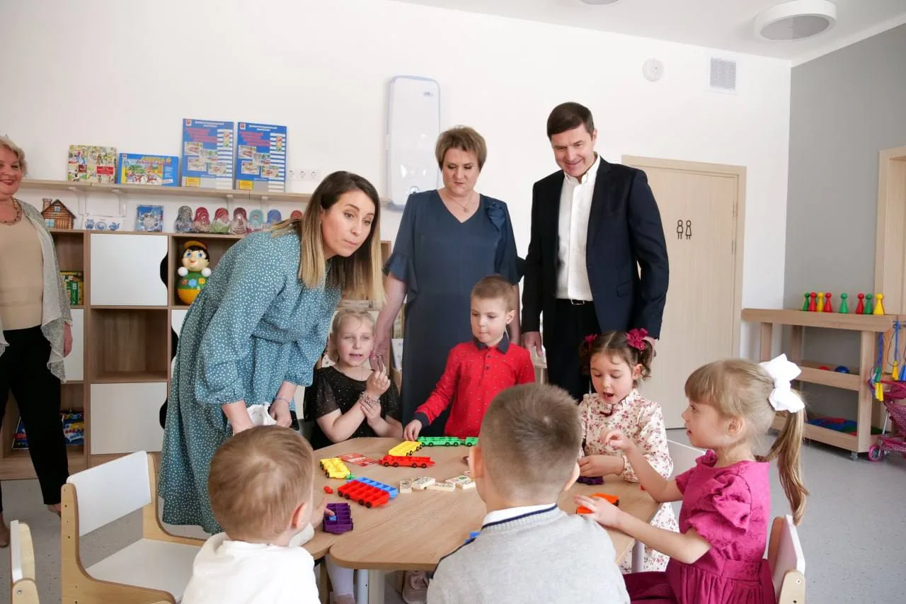 Владимир Волков принял участие в открытии нового детского сада в Люберцах