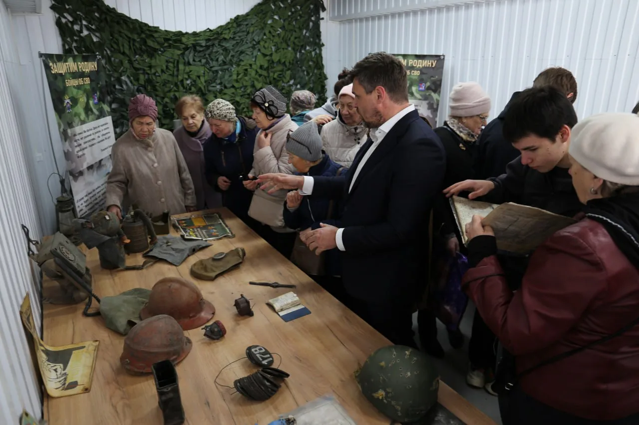 Выставка артефактов СВО открылась в Люберцах