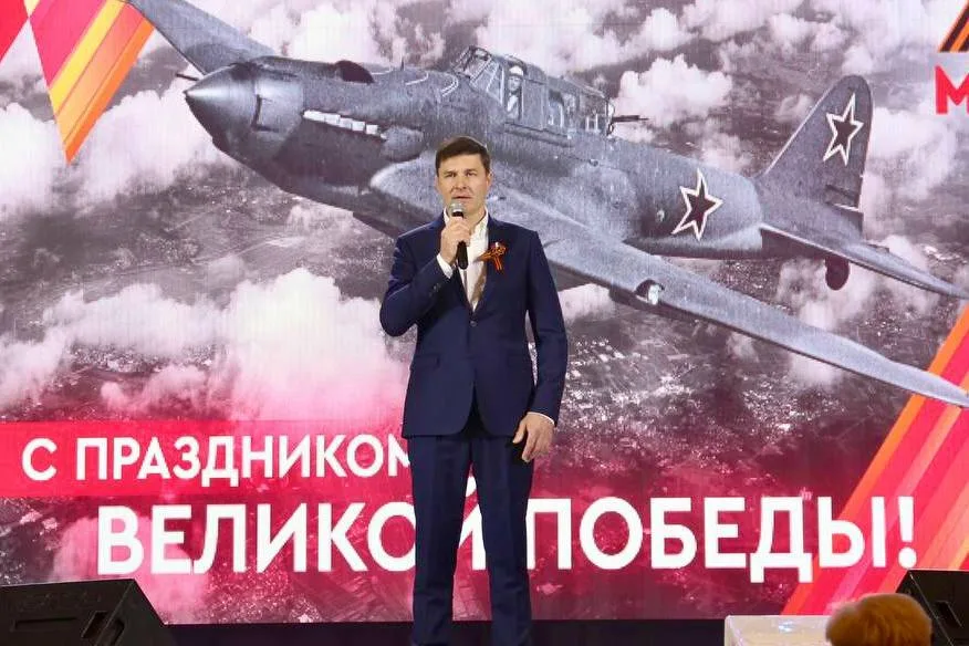 Владимир Волков поздравил жителей Люберец с наступающим Днем Победы