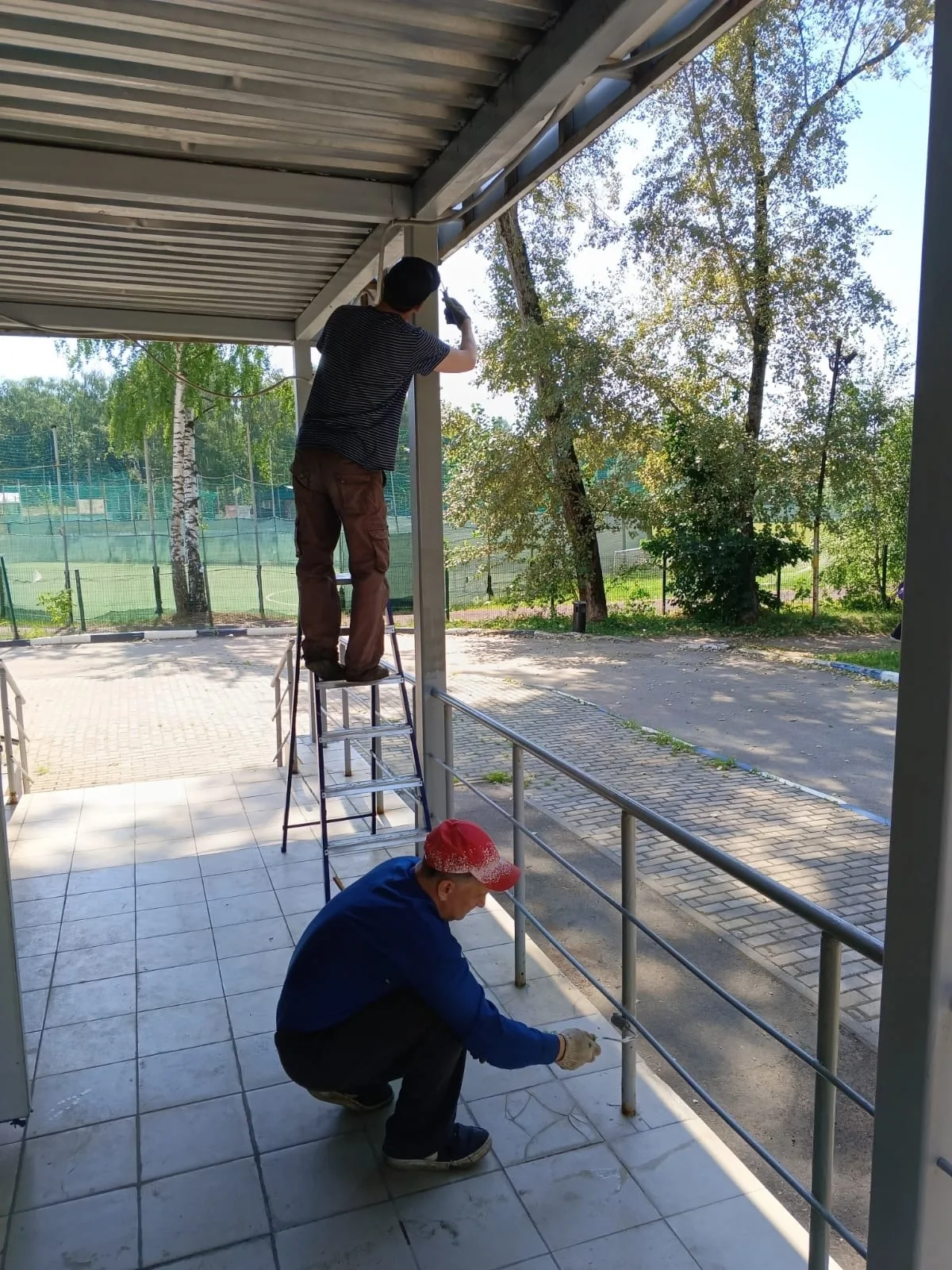 В ФОКе «Люберецкий» проходят ремонтные работы