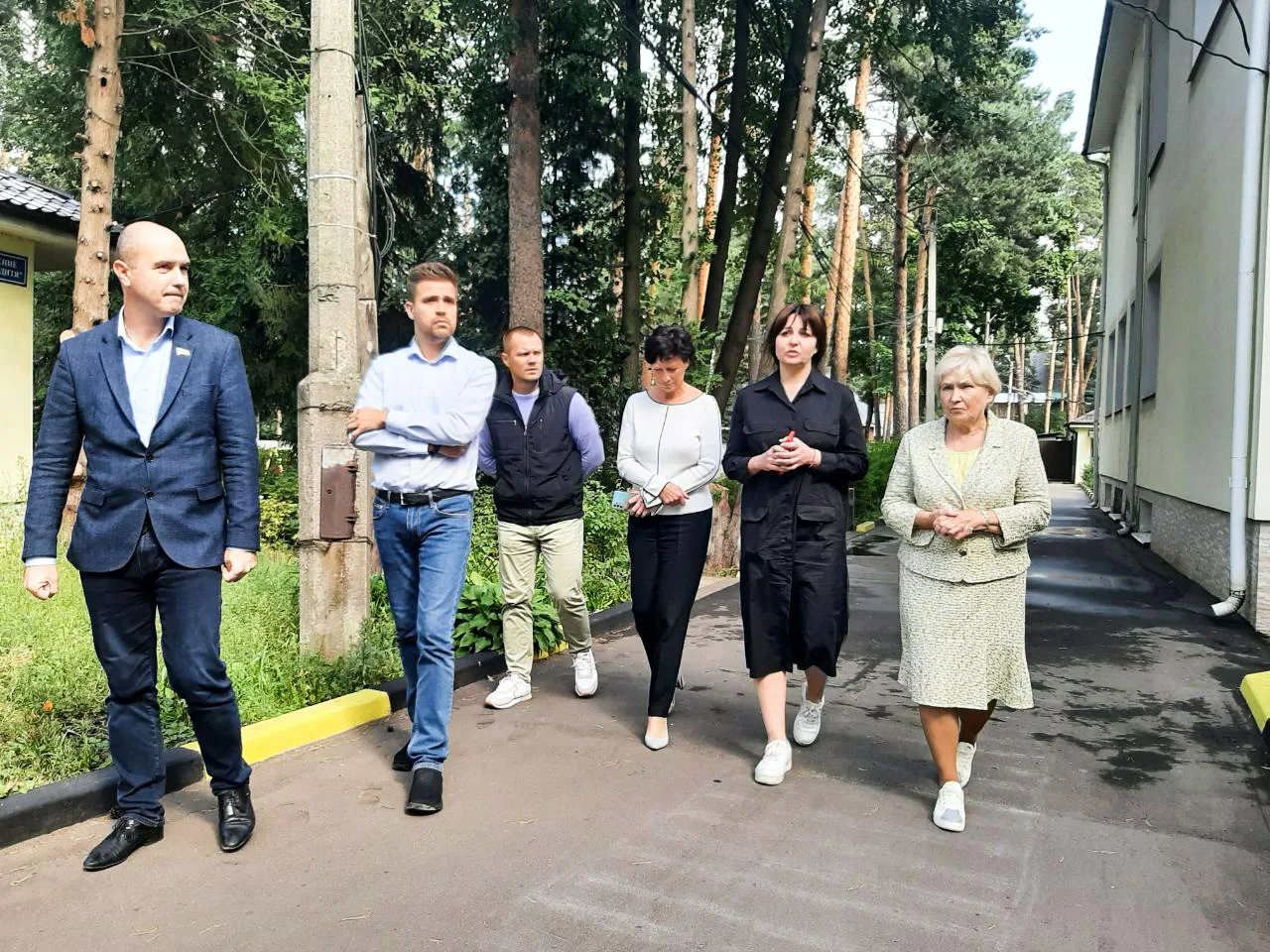 Лидия Антонова посетила пункт временного размещения детей из Курской области в Люберцах