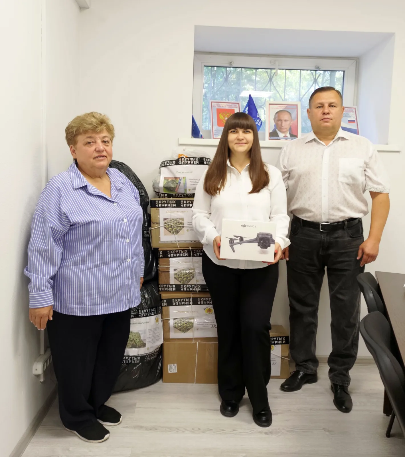 Депутат Люберец передал гумпомощь супруге бойца СВО