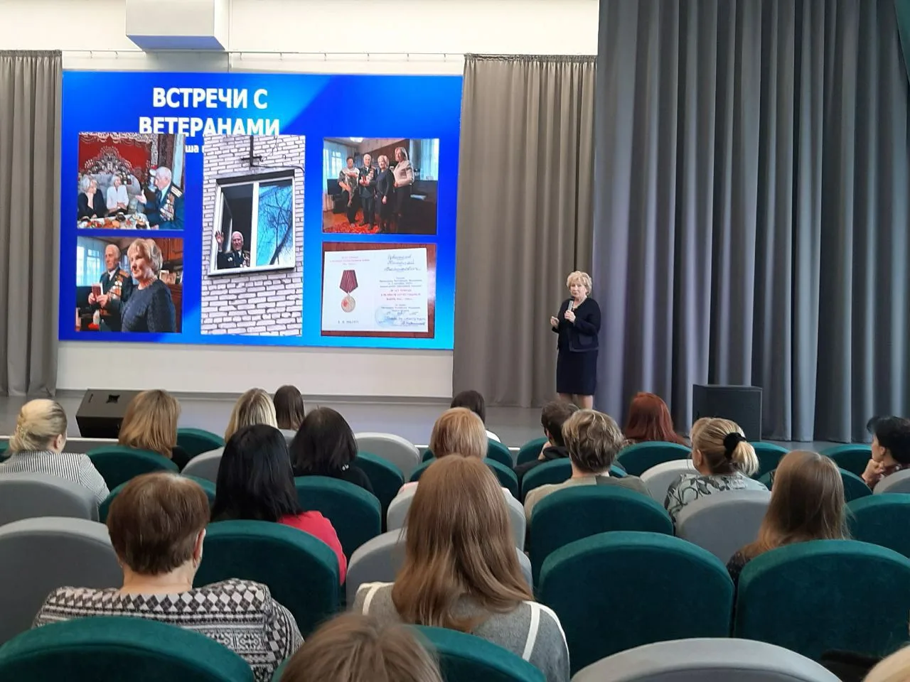 Лидия Антонова выступила с отчетом о своей работе за 2024 год в Люберцах