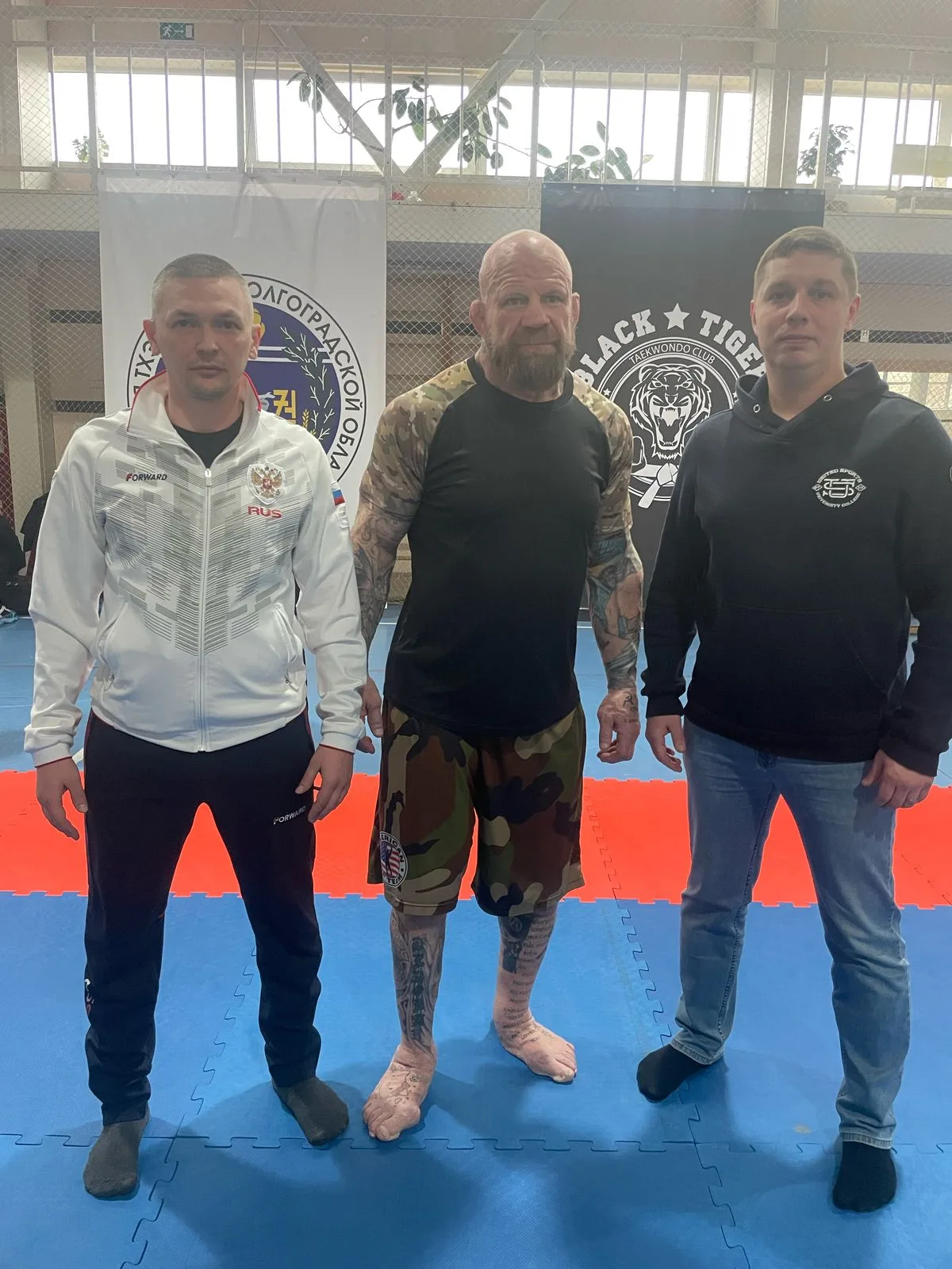 Тренеры ЦСП «Торнадо» Люберец провели спарринговый семинар совместно с Джеффри Монсоном