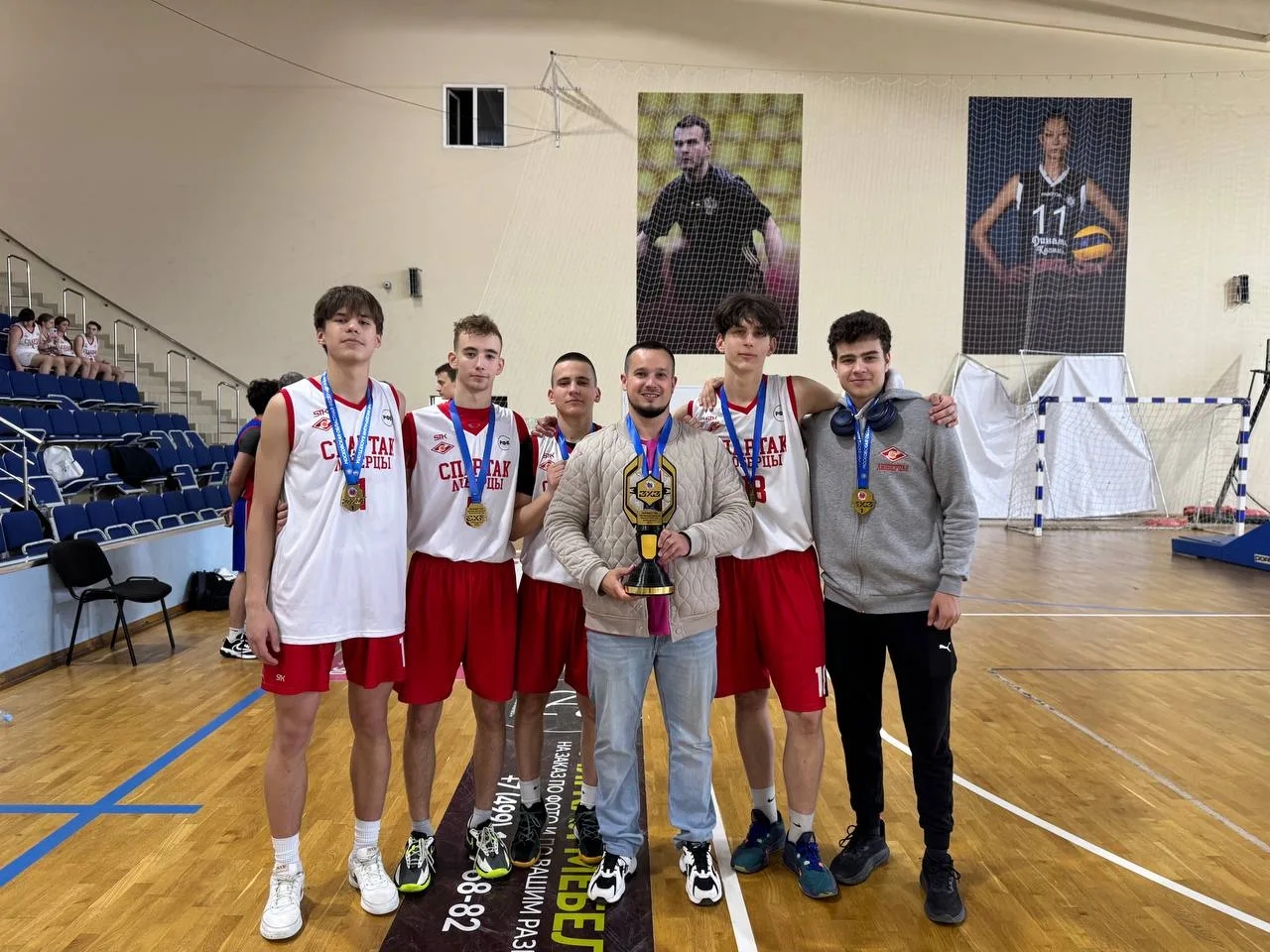 Спортсмены Люберец завоевали золото в соревнованиях по баскетболу 3х3