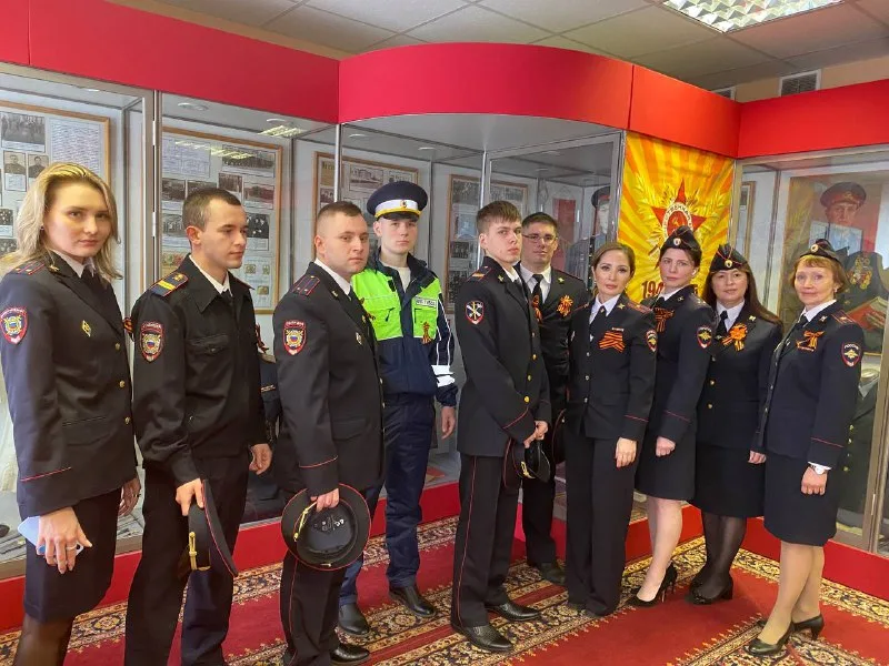 В Люберцах молодые сотрудники полиции посетили музей