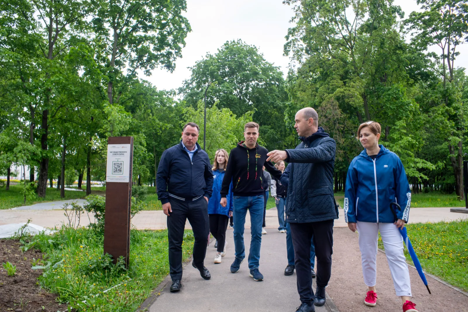 В Центральном парке Люберец ведутся работы по восстановлению светодиодного фонтана