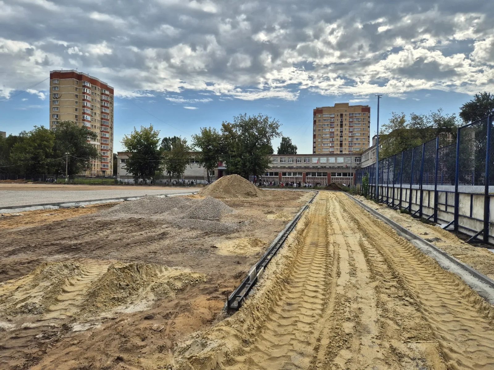 Работы по устройству дренажной системы выполнены на стадионе «Труд» городского округа Люберцы