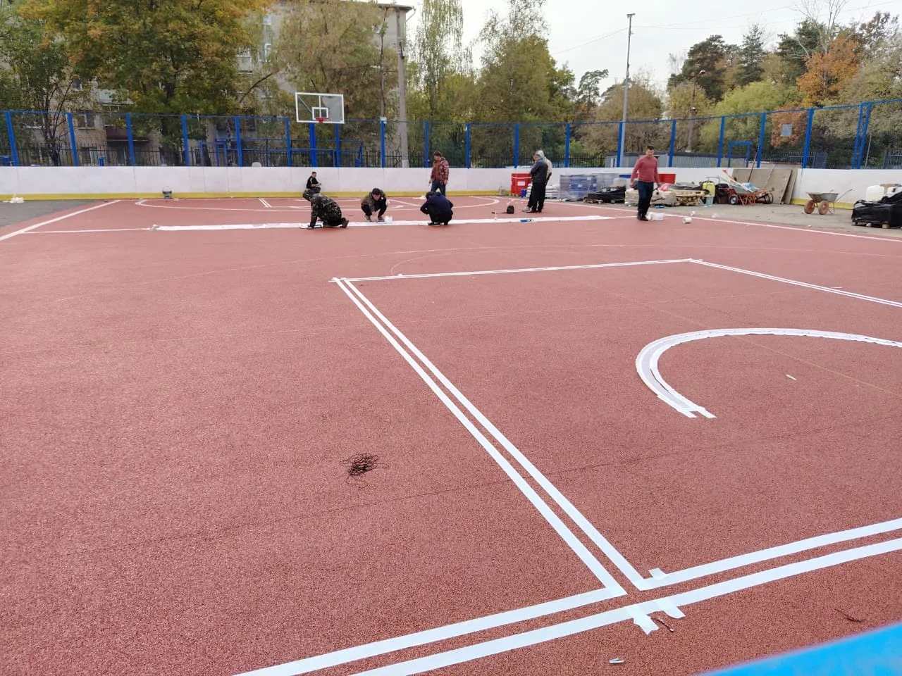 Реконструкция стадиона «Труд» в городском округе Люберцы вышла на финальную стадию