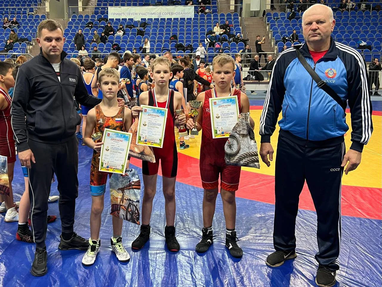 Спортсмены Люберец завоевали десять медалей на турнире по греко-римской борьбе