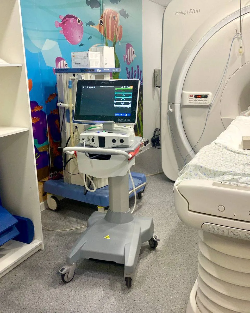 В детский стационар Люберец поступило новое медицинское оборудование для безопасного проведения МРТ