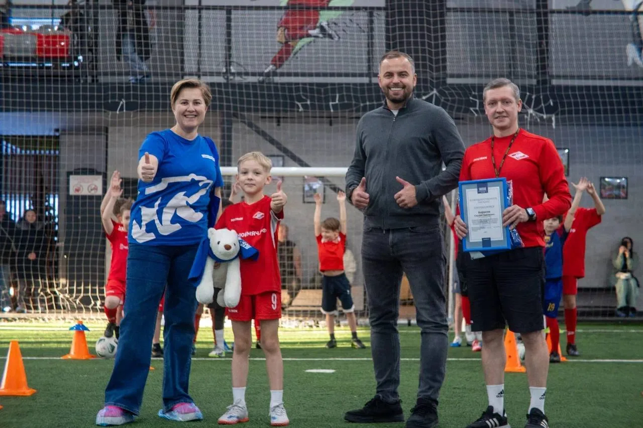 Дмитрий Кудинов посетил открытую тренировку воспитанников ФШ «Спартак»