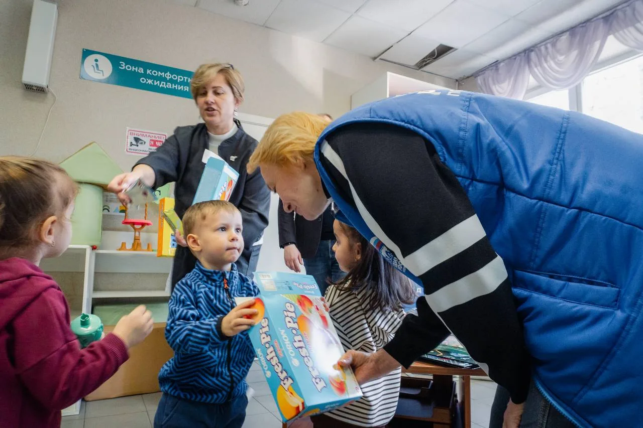 В «Доброй комнате» поликлиники №2 Люберец прошёл детский праздник
