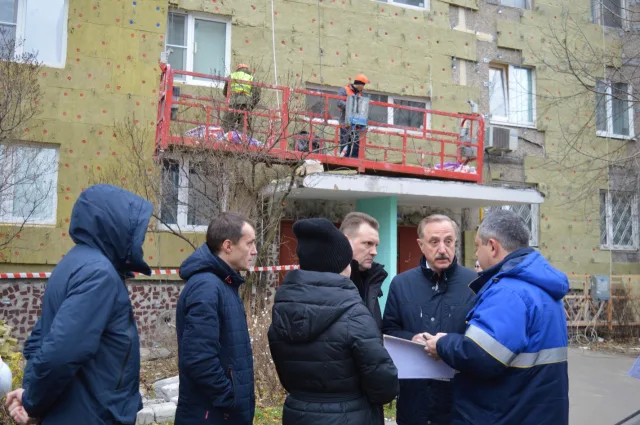 В Люберцах на улице Толстого в конце года завершат капремонт фасада