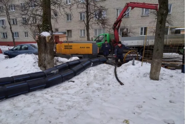 В Люберцах ведется строительство ливневой канализации протяженностью почти 500 метров
