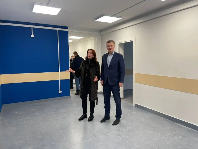 Дмитрий Дениско проверил результаты капремонта в медучреждении Люберец
