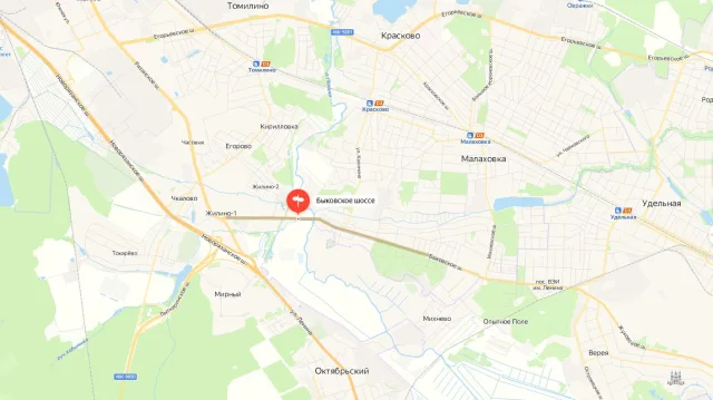 В поселках Люберец в ночное время будет перекрыт участок Быковского шоссе до 27 марта