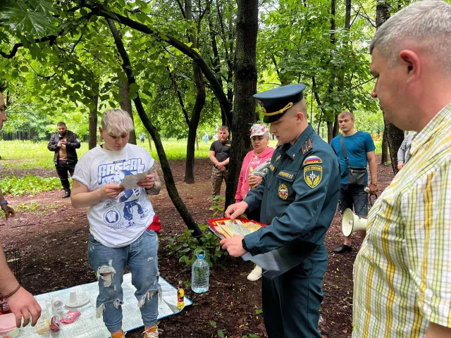 Жителям и гостям Люберец напомнили о запрете разведения костров в парках