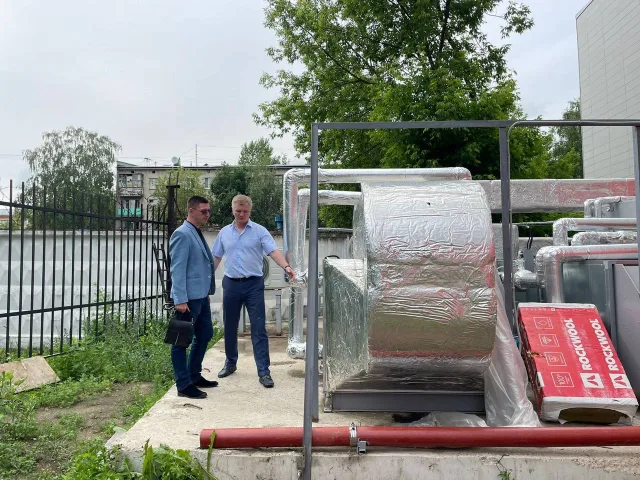 Дмитрий Дениско осмотрел ход капитального ремонта корпуса техникума Люберец