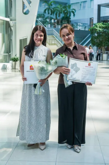 Врачу-рентгенологу и медсестре Люберецкой областной больницы вручили сертификаты на получение социальной ипотеки