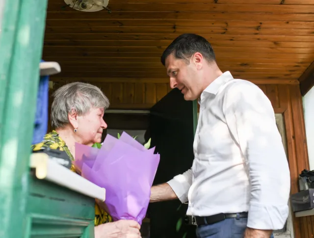 Владимир Волков посетил маму бойца СВО из Люберец