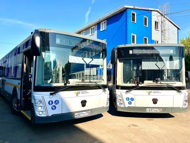 Новые автобусы вышли на маршрут № 501 в Люберцах