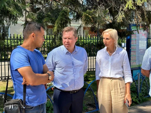 Первый заместитель главы городского округа Люберцы Илья Мотовилов проверил ход ремонта Красковского культурного центра