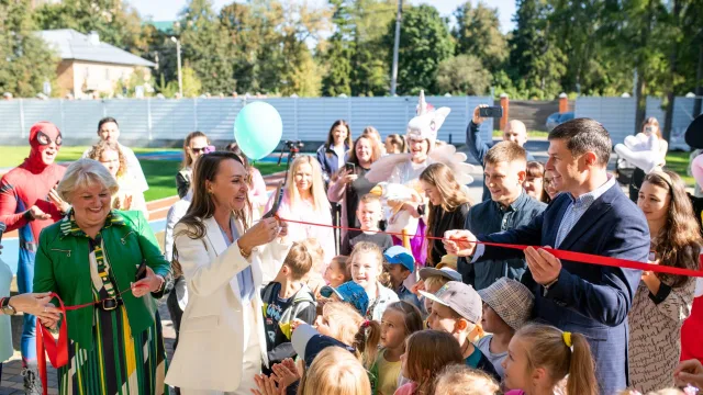 Владимир Волков принял участие в открытии нового детского сада на 180 мест в поселке Люберец