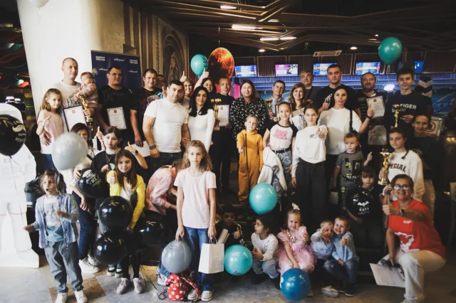 В Люберцах провели турнир по боулингу среди многодетных отцов и отцов-военнослужащих