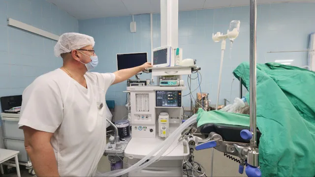 В больницу Люберец поступил новый современный наркозно-дыхательный аппарат