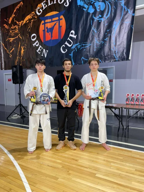 Двадцать четыре медали завоевали люберецкие каратисты на межрегиональном турнире «Gelios Open Cup»  