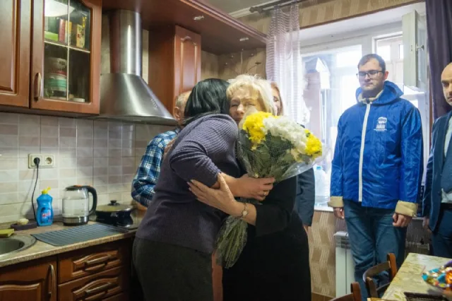 Лидия Антонова встретилась с семьей погибшего участника СВО из Люберец