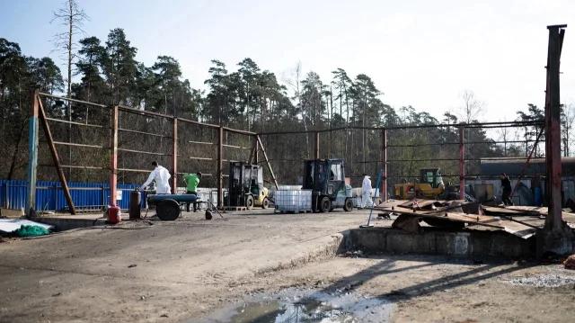 В поселке Люберец полностью остановлена работа предприятия по обезвреживанию отходов