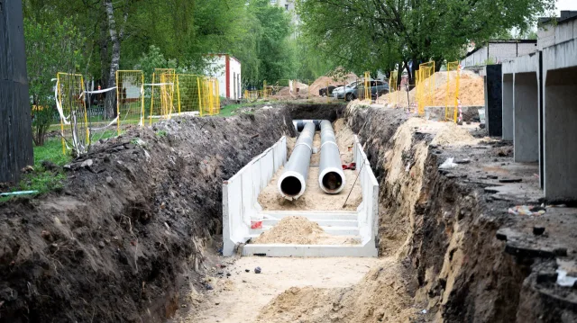 Участок теплосети протяженностью почти 800 метров капитально ремонтируют в Люберцах