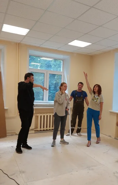 Работы по подготовке к текущему ремонту стартовали в здании ДМШ №2 Люберец