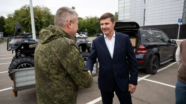 Квадроцикл, медикаменты и вещи первой необходимости передали в зону СВО из Люберец