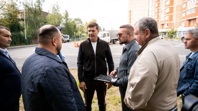 Круговое движение на оживленном перекрестке запустили в поселке Люберец