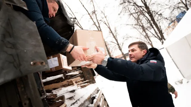 Очередной гуманитарный груз отправлен из Люберец в зону проведения СВО