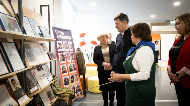 В 12 школах Люберец действуют экспозиции, посвященные учителям-участникам специальной военной операции